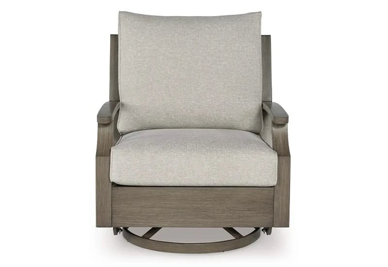 Texas Ranch Outdoor All Weather Swivel Glider Chair with Cushion