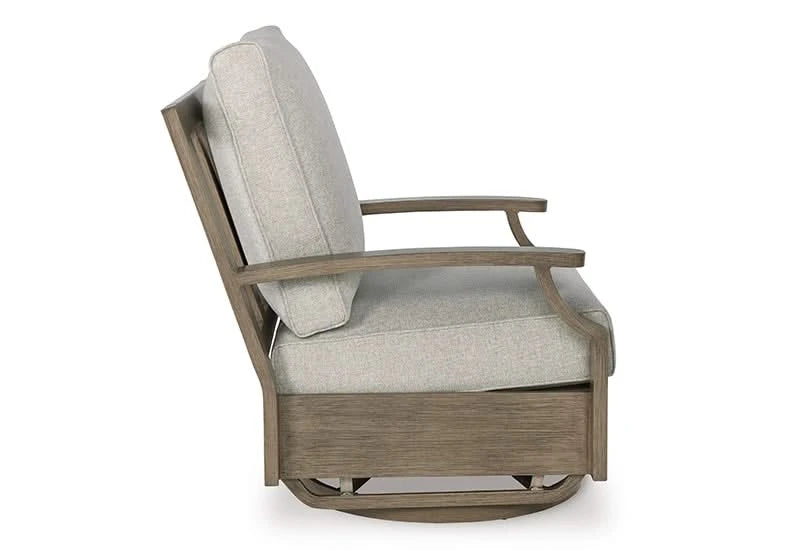 Texas Ranch Outdoor All Weather Swivel Glider Chair with Cushion