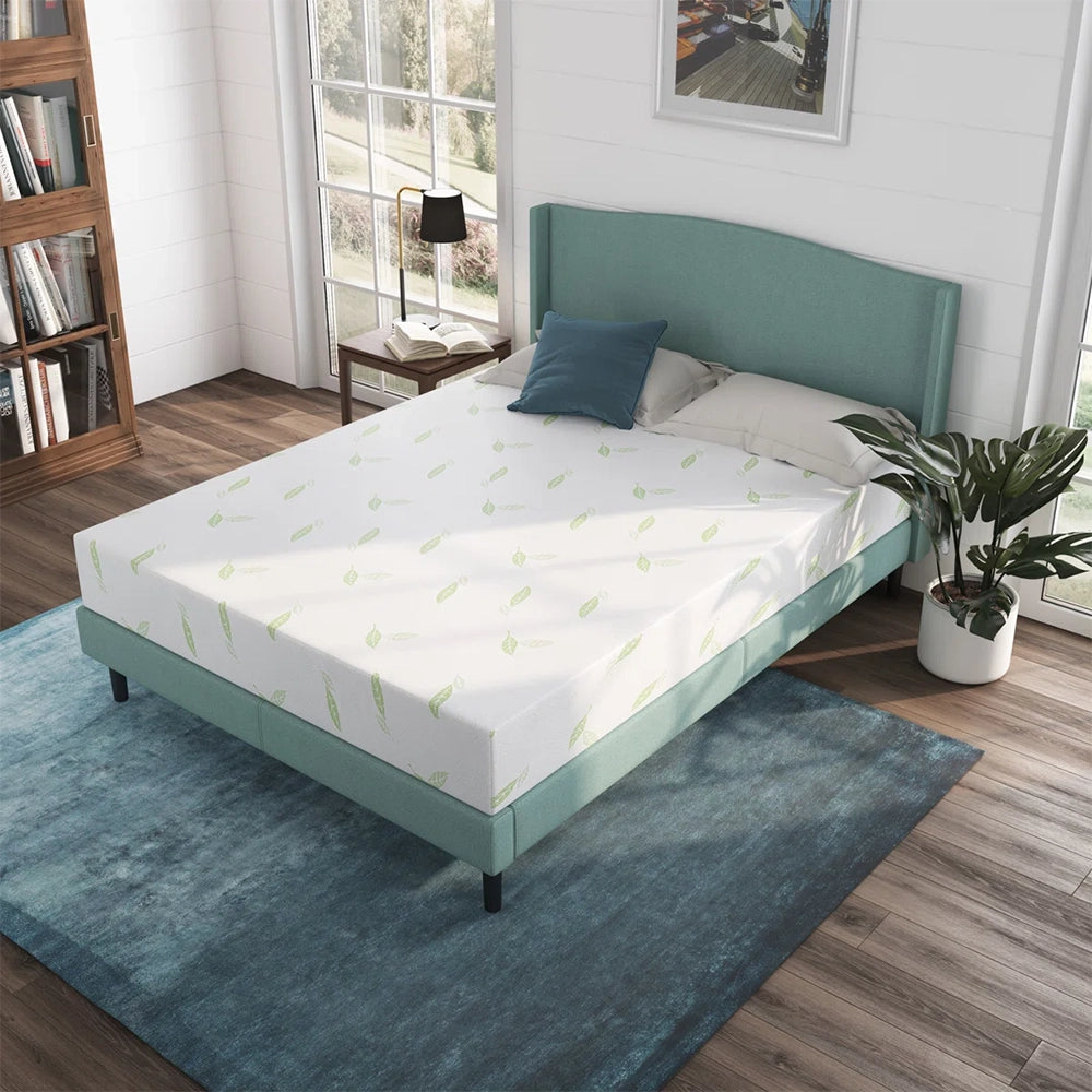 ZZZOOM Green Tea Memory Foam Mattress Medium Feel with Cooling Comfort & Pressure Relief