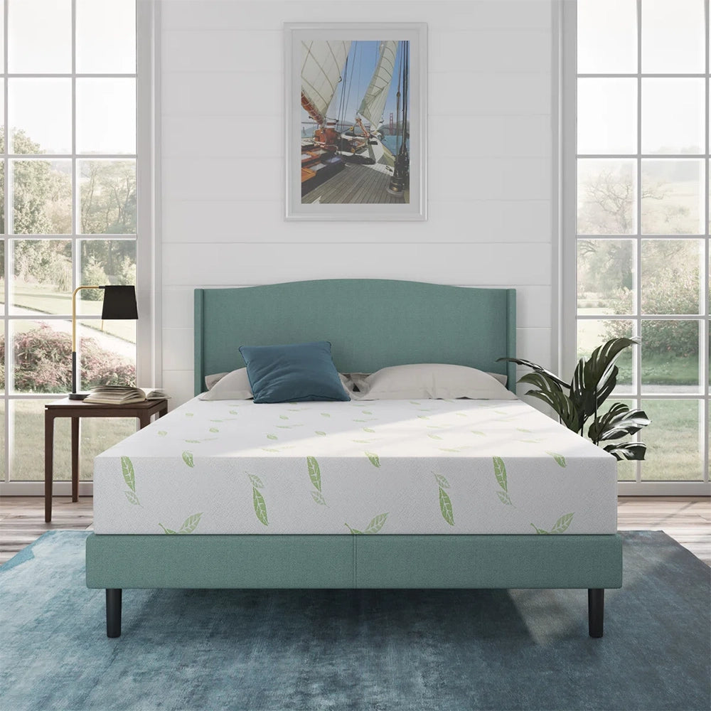 ZZZOOM Green Tea Memory Foam Mattress Medium Feel with Cooling Comfort & Pressure Relief