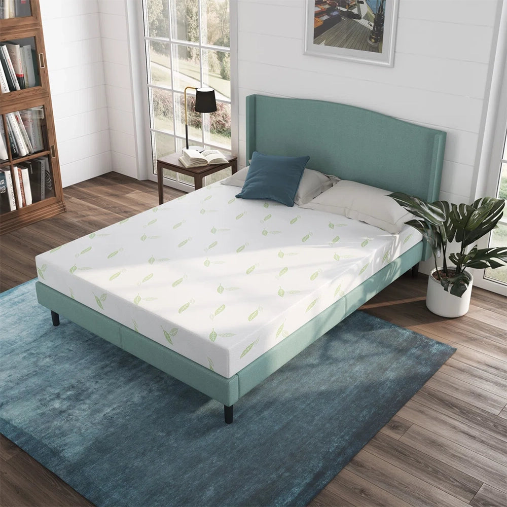 ZZZOOM Green Tea Memory Foam Mattress Medium Feel with Cooling Comfort & Pressure Relief