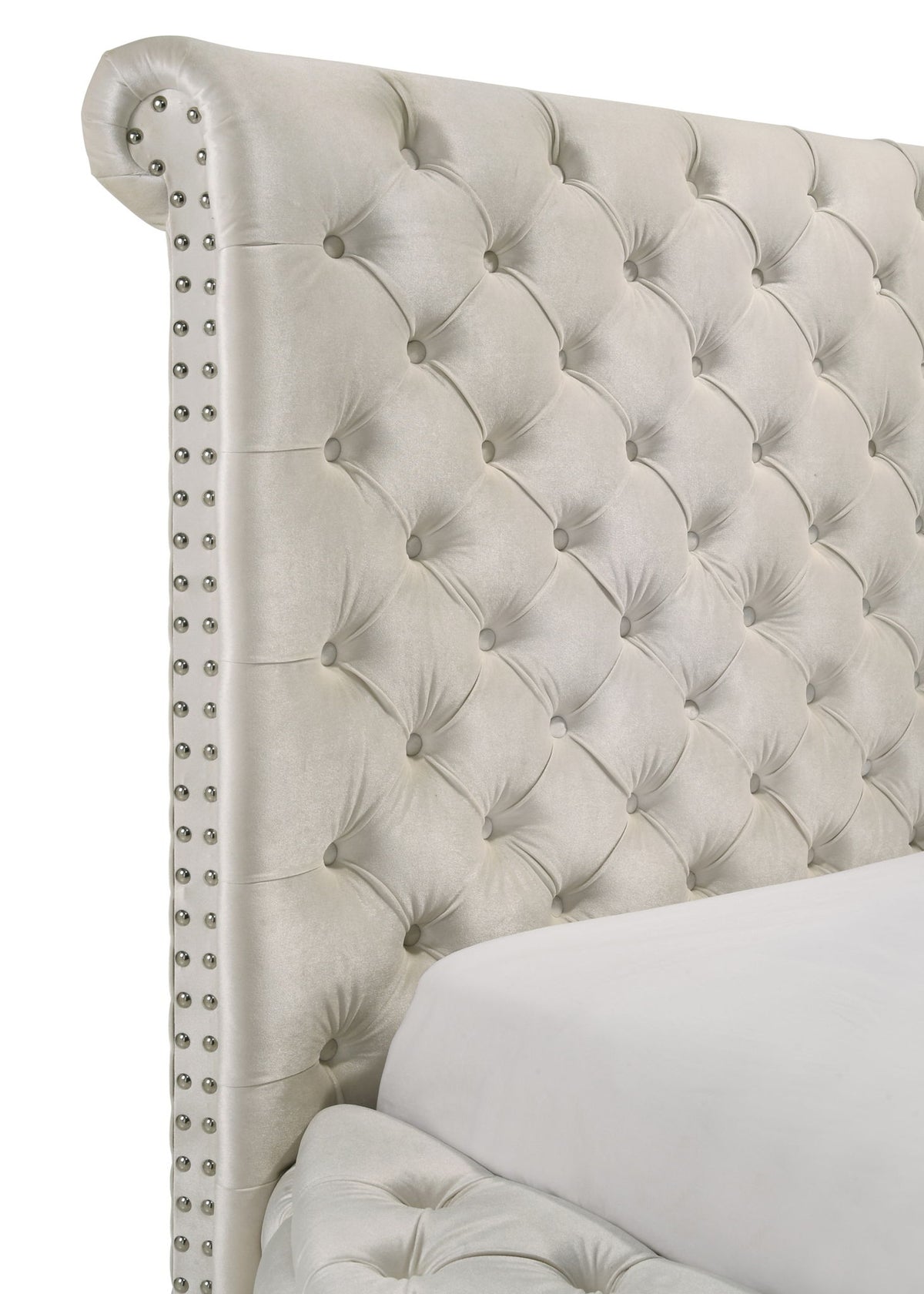 Brigitte - Queen Storage Bed - Ivory