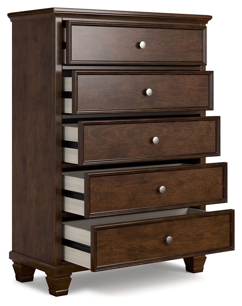 Danabrin - Five Drawer Chest - Brown