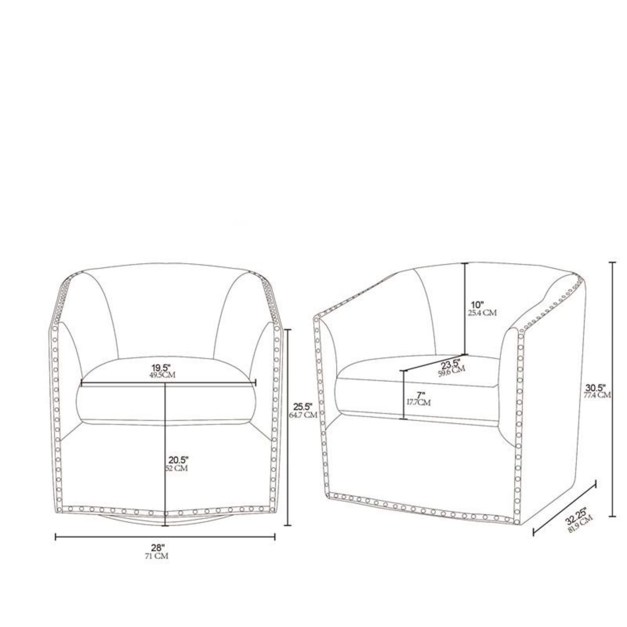 Luxurious Chair With 360 Degree Rotation