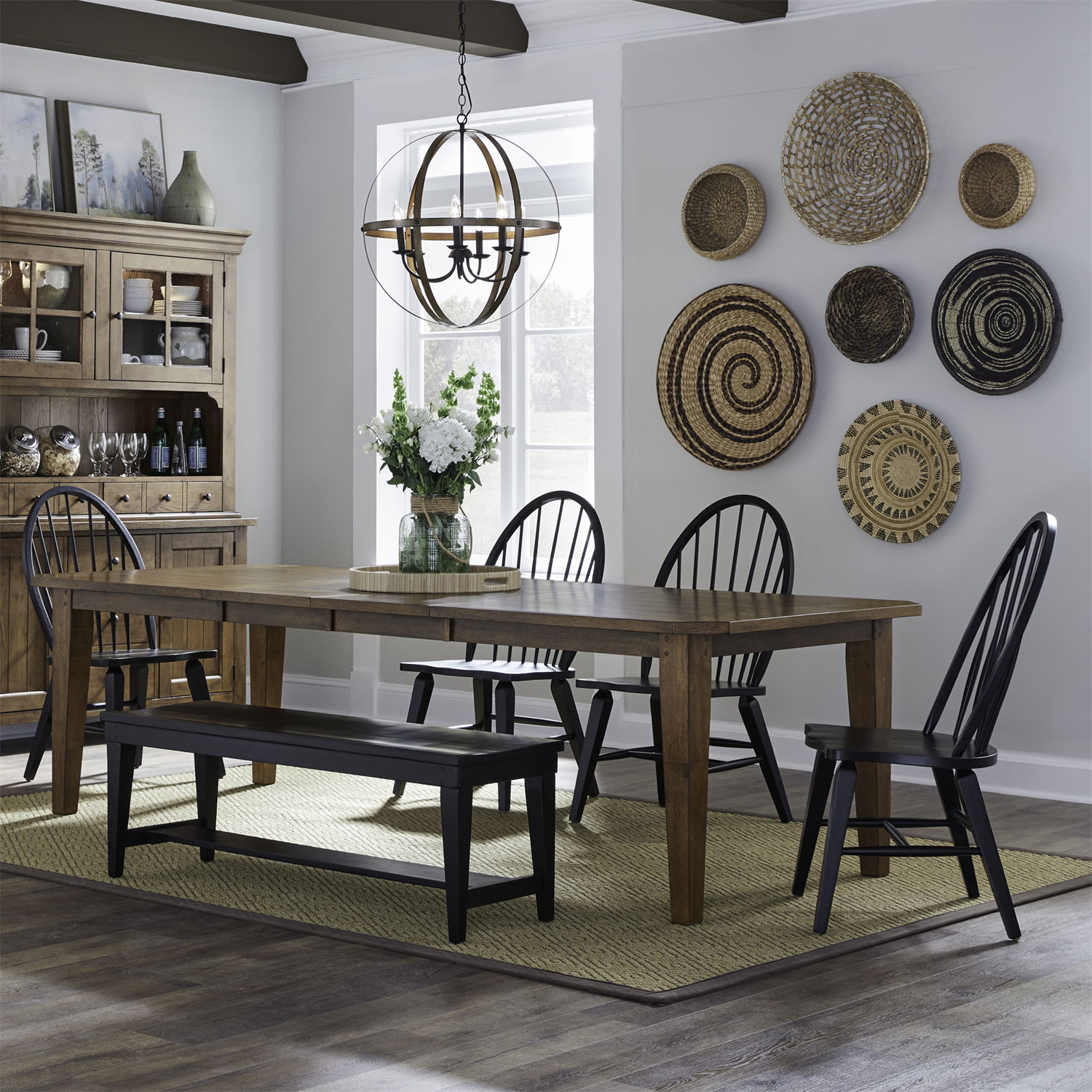 Hearthstone Ridge - Rectangular Table Set