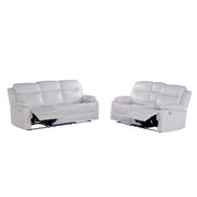Blanche - Reclining Set With LED Lights, Speaker