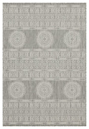 Sunshine - 5'3" X 7'3" Indoor, Outdoor Area Rug Polypropylene - Silver