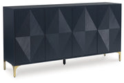 Loirwick - Accent Cabinet - Dark Blue