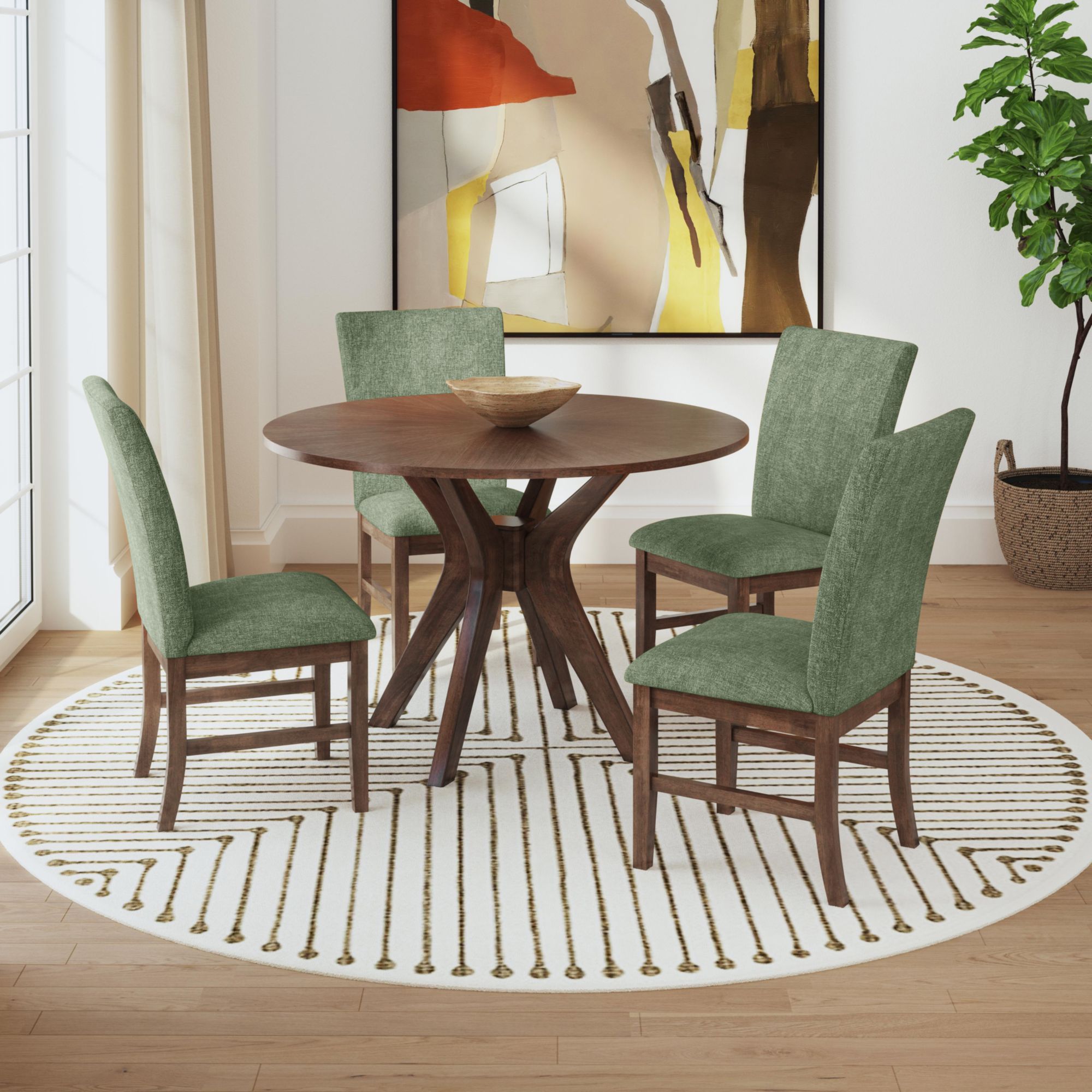Santa Barbara - Fabric Dining Side Chair (Set of 2)