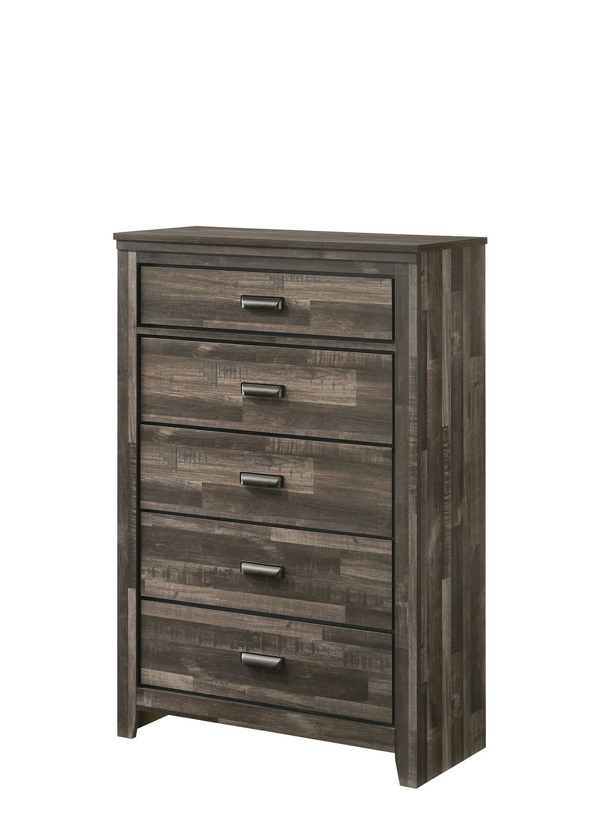 Carter - Queen 5 Piece Bedroom Set - Brown