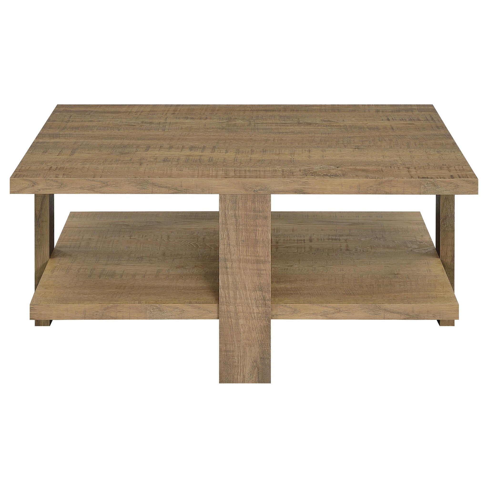 Dawn 3-piece Round Coffee and End Table Set Mango Brown