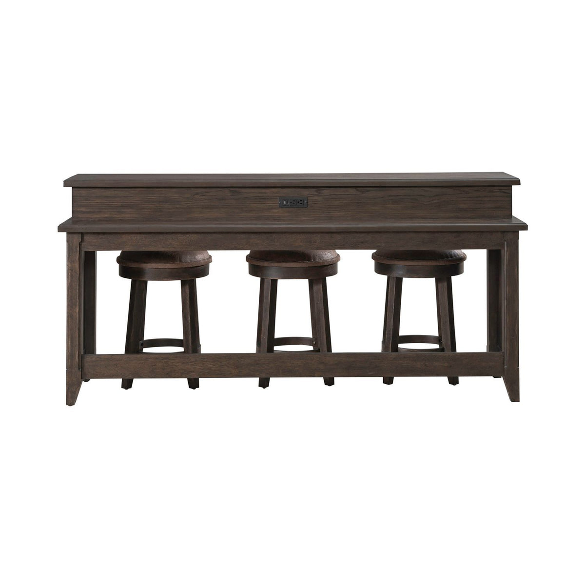 Paradise Valley - 4 Piece Living Room Set - Saddle Brown