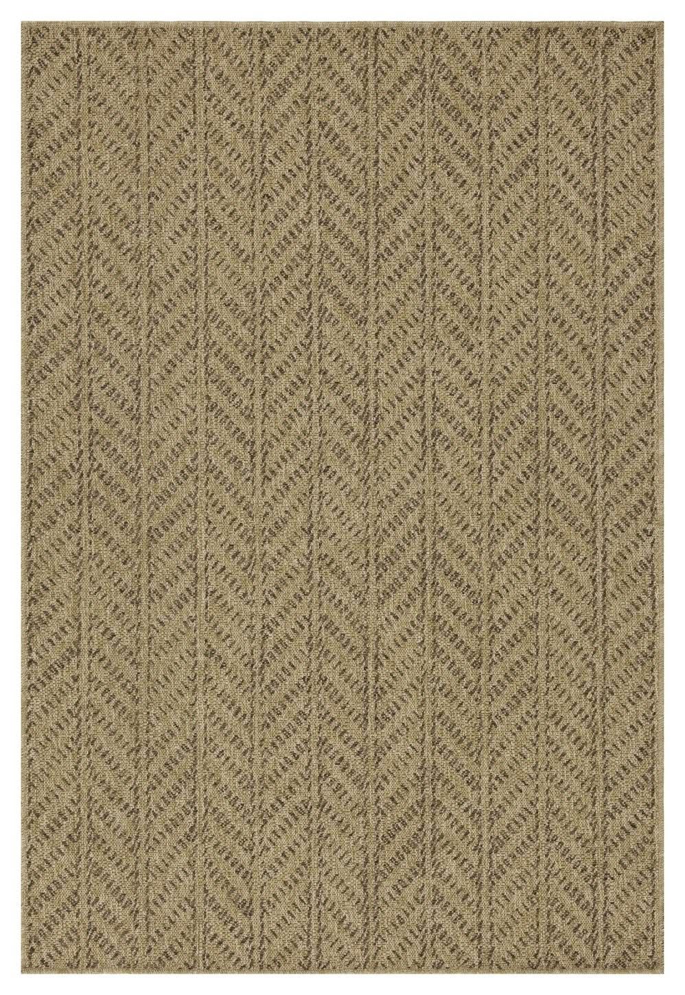 Earth - 7'10" X 10'3" Indoor, Outdoor Area Rug - Mocha, Natural