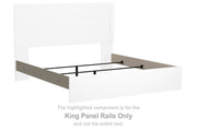Stelsie - King Panel Rails - White
