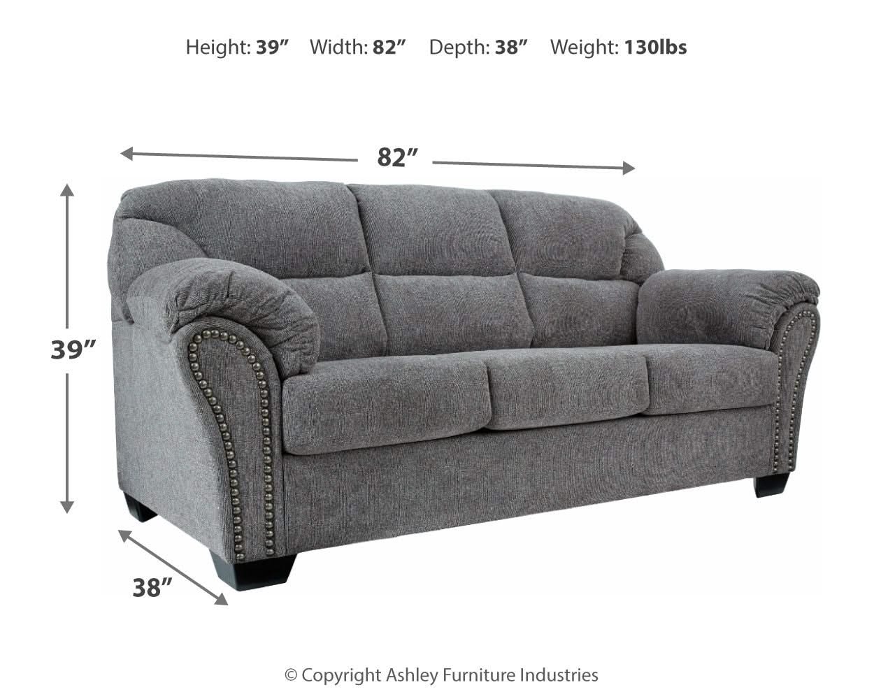 Allmaxx - Sofa - Pewter