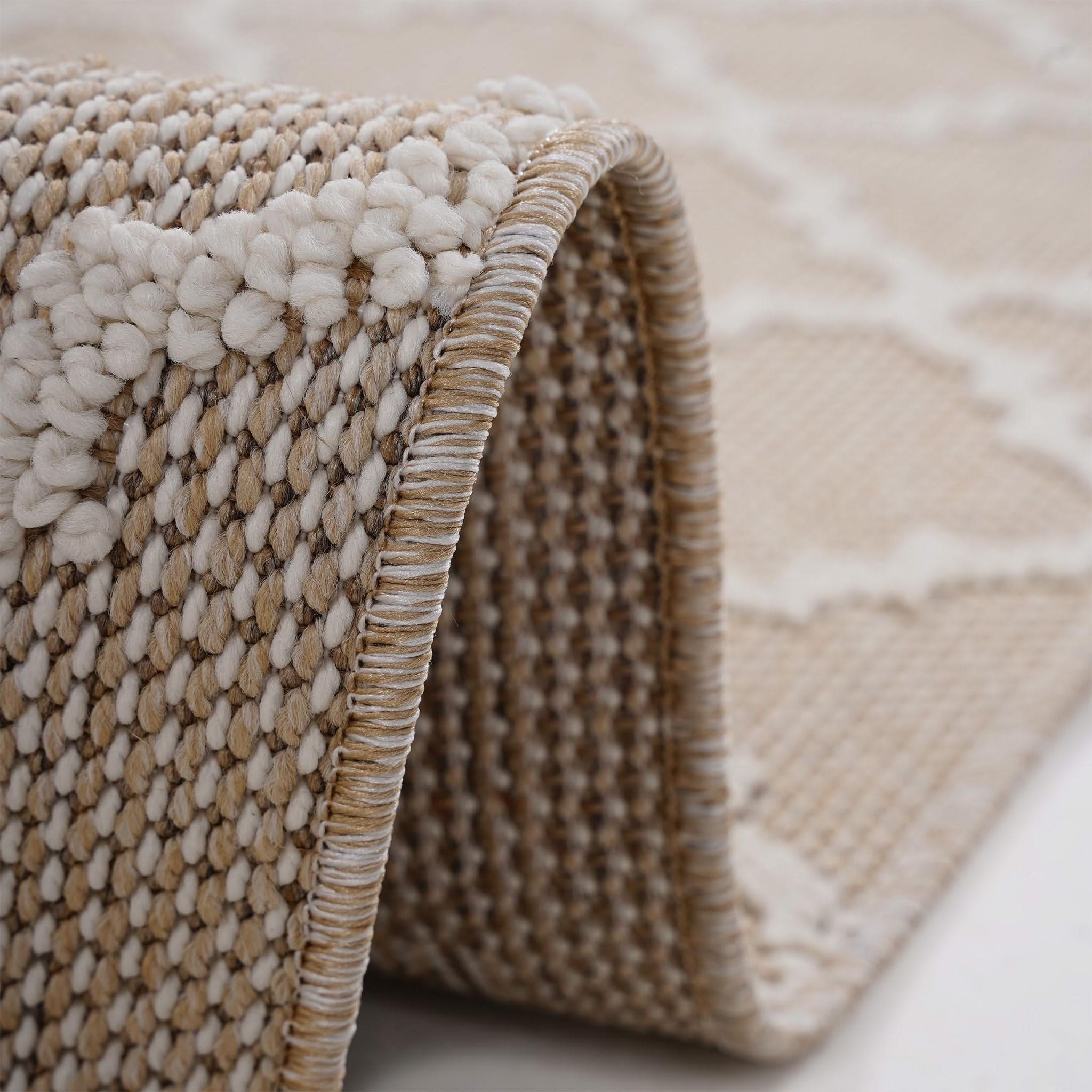 Guros - 4' X 6' Trellis Indoor / Outdoor Area Rug - Ivory