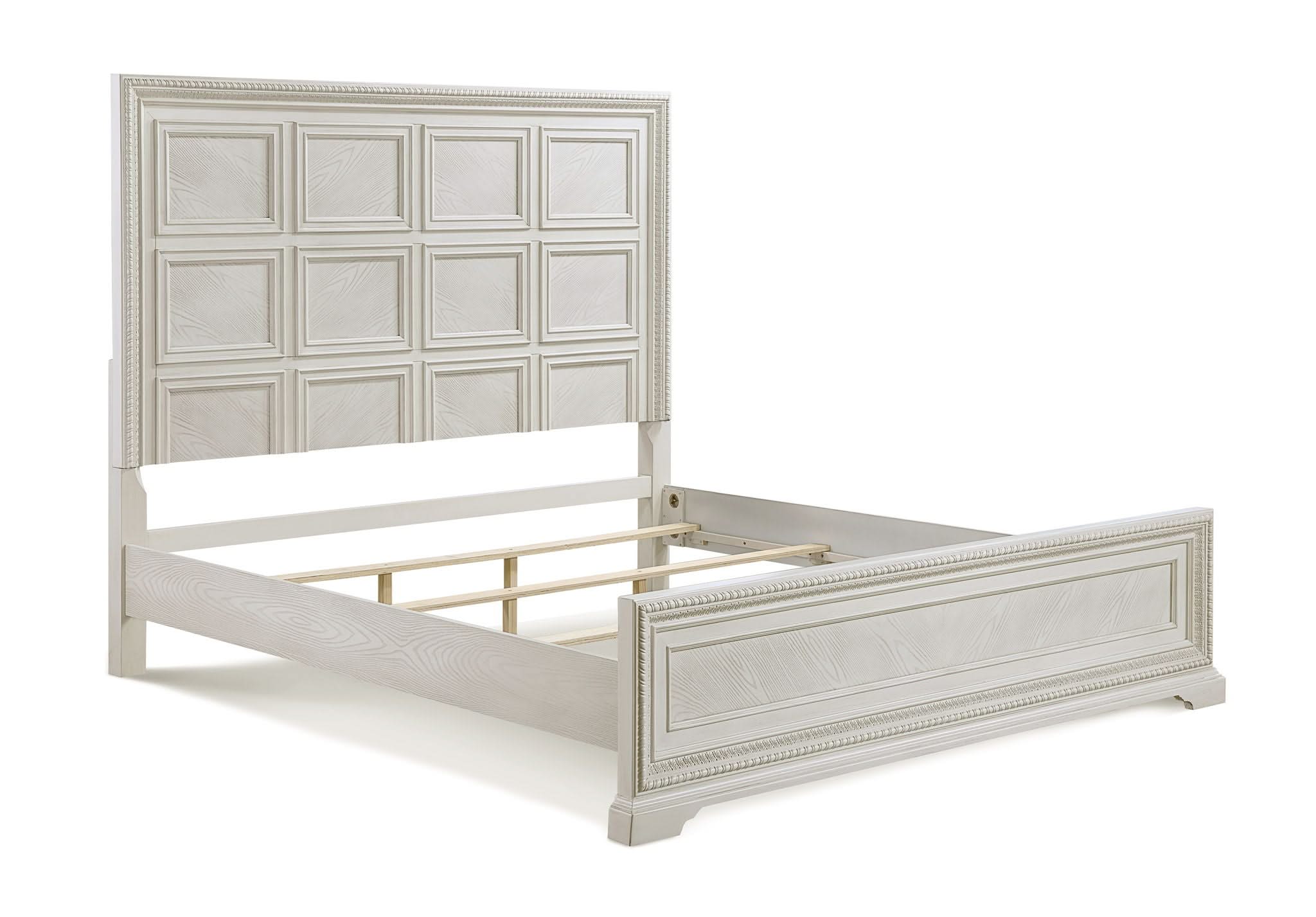 Alexandria - King 4 Piece Bedroom Set - White