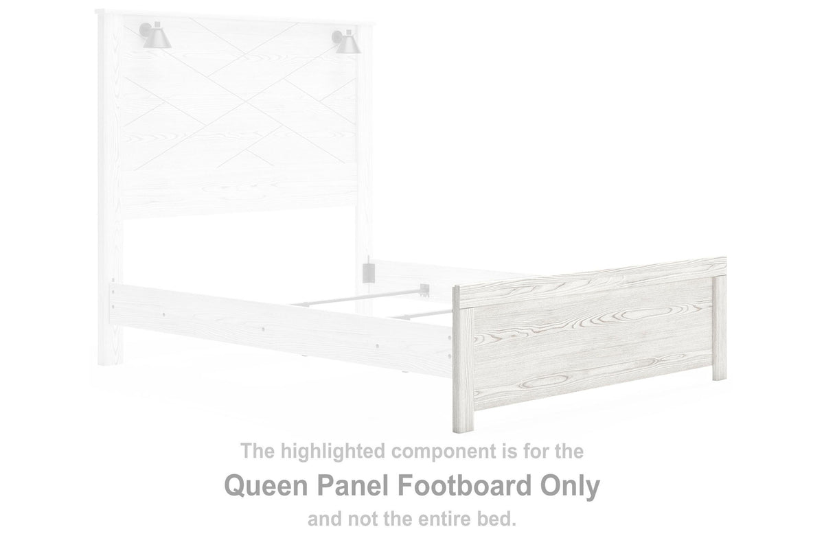 Gerridan - Queen Panel Footboard - White