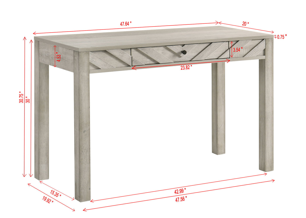 Valor - Writing Desk - Antique White