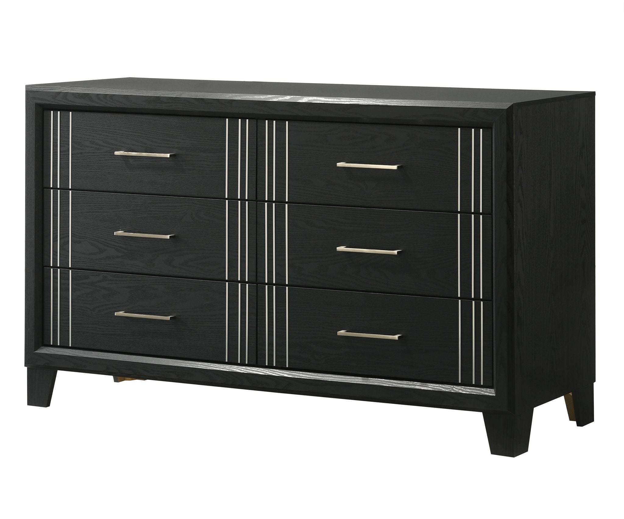 Charlie - Queen 4 Piece Bedroom Set - Charcoal