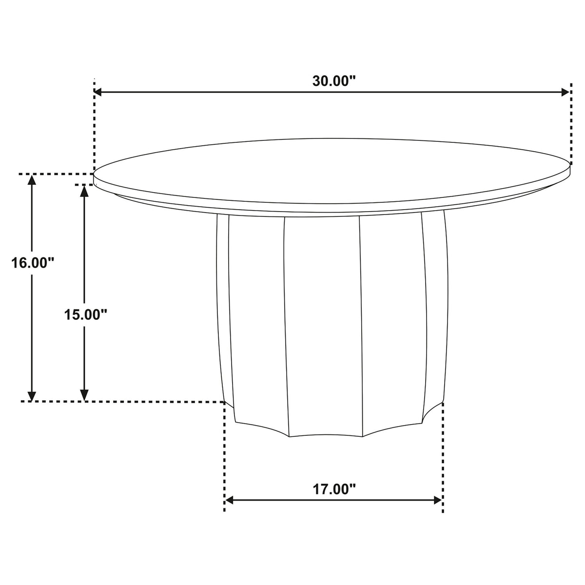 Cayenne Solid Mango Wood Cocktail Coffee Table Walnut