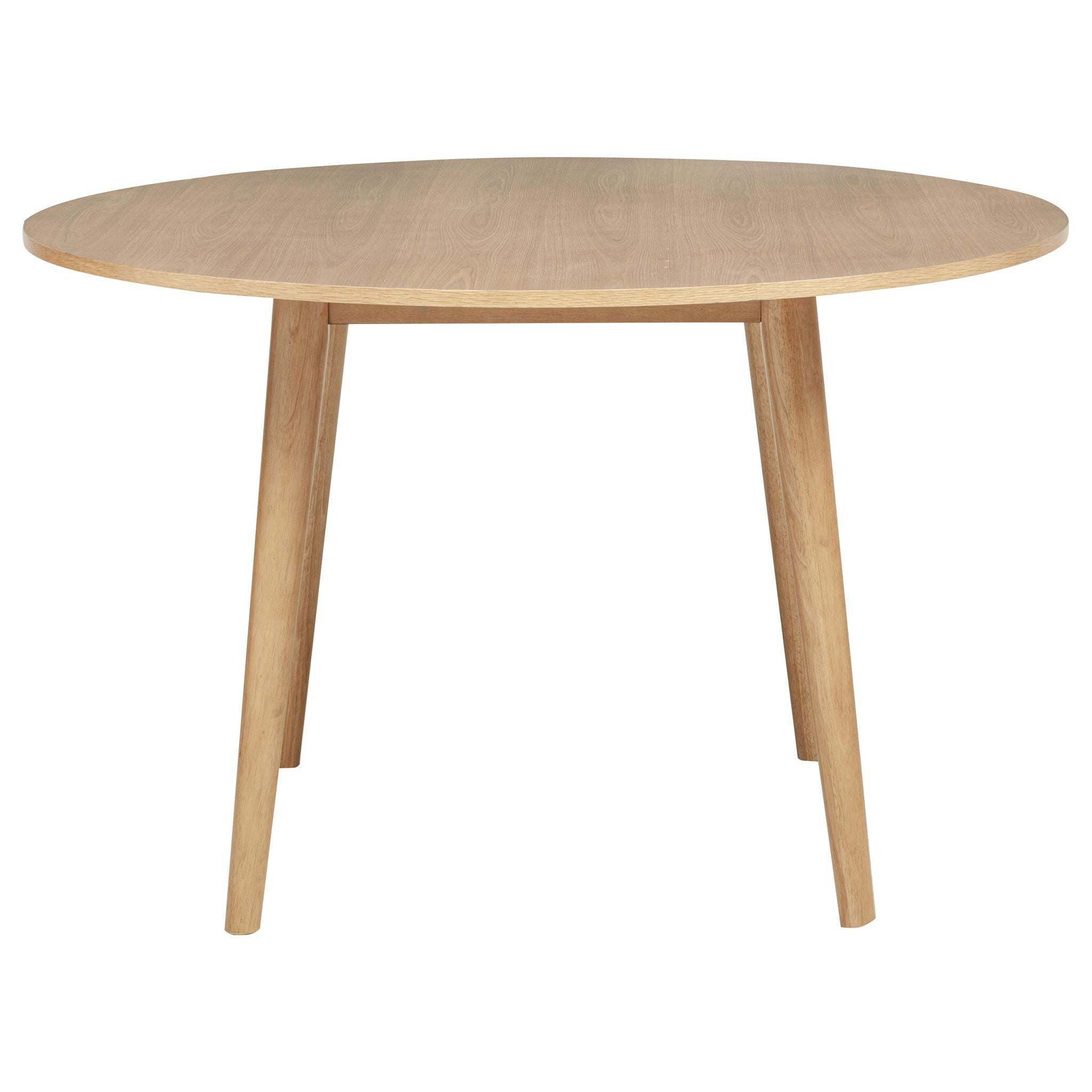 Andrews 5-piece Round Wood Dining Room Table Set Light Ash