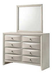 Emily - Dresser & Mirror - White