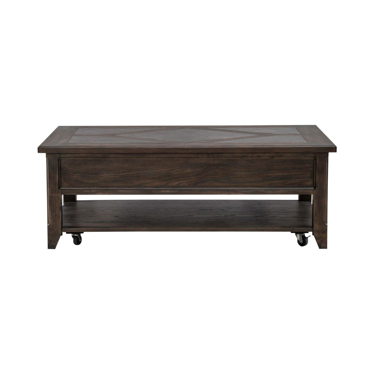 Paradise Valley - Rectangular Cocktail Table - Saddle Brown