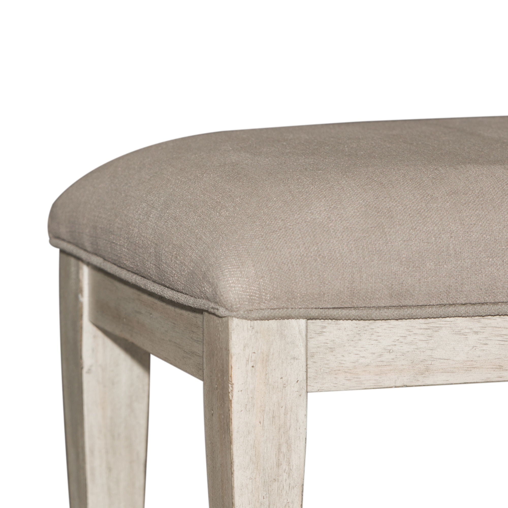 Heartland - Bed Bench - Antique White / Tobacco Tops