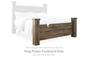 Trinell - King Poster Footboard - Brown