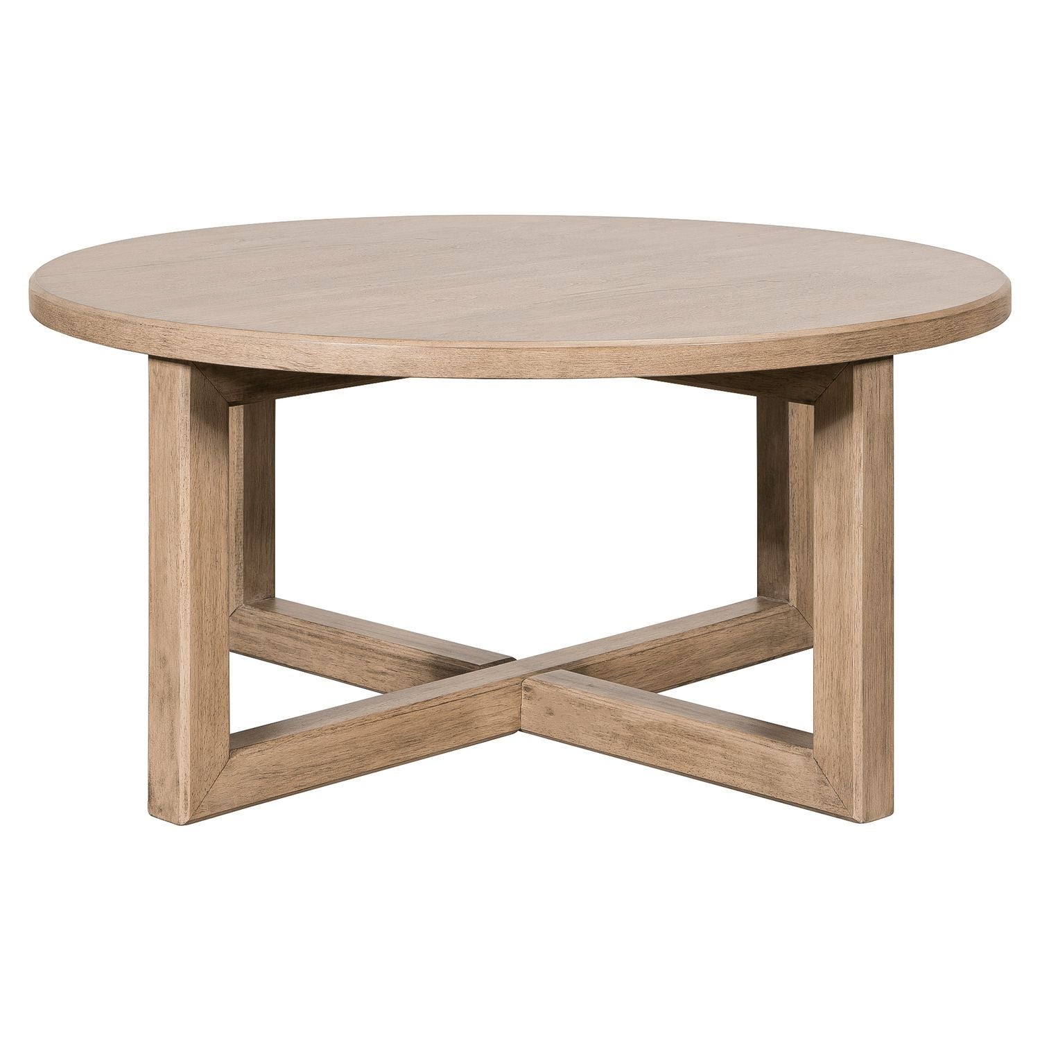 Proximity Place - Round Cocktail Table - Barley Buff