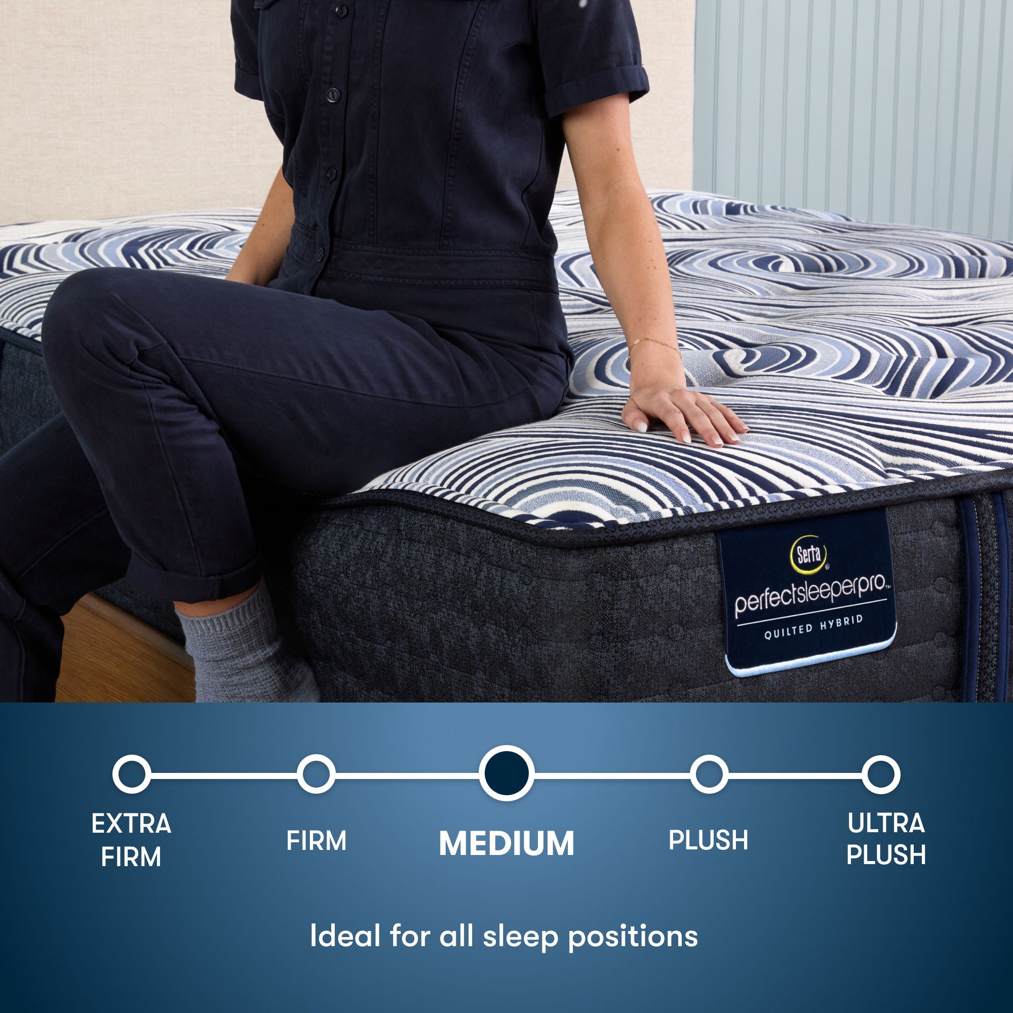Perfect Sleeper Pro - 14" Dublin Latex Hybrid Medium Mattress