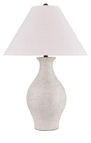 Ashbend - Ceramic Table Lamp - Antique White