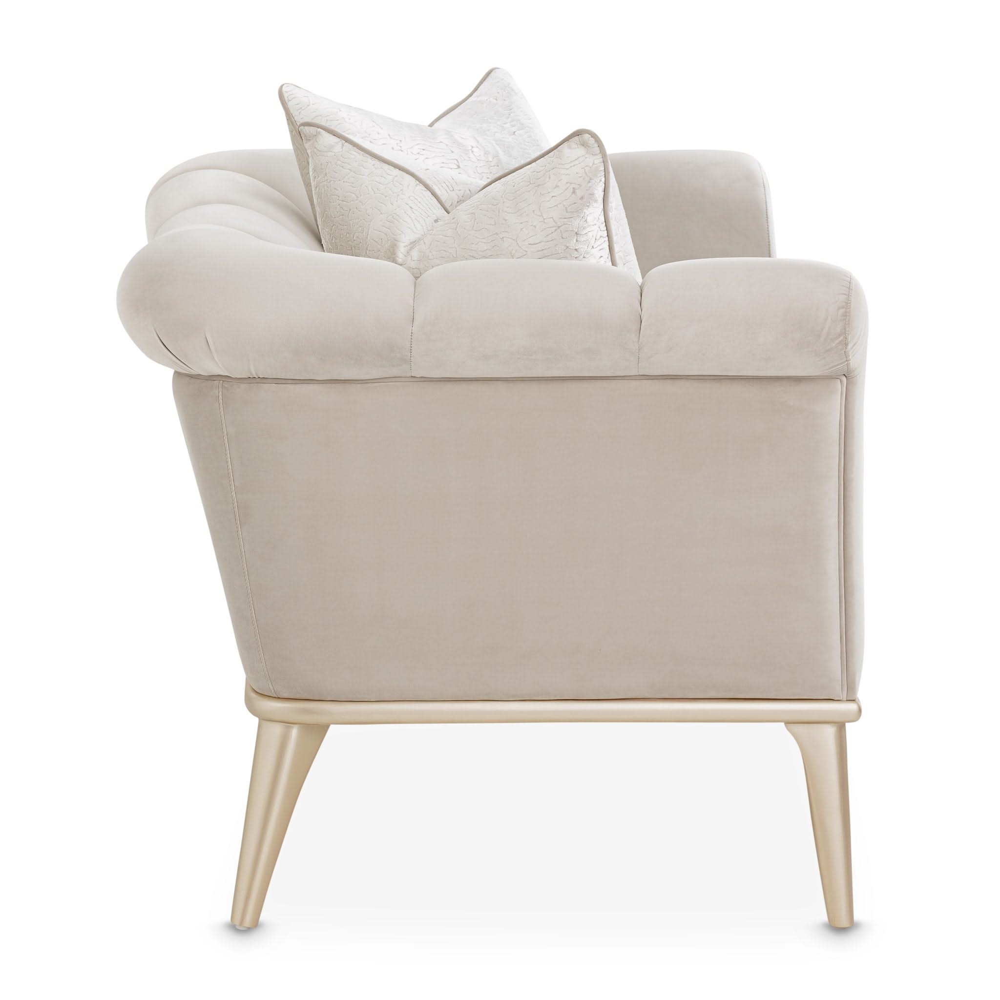 Yvette - Chair And A Half - Porcini / Medium Champagne