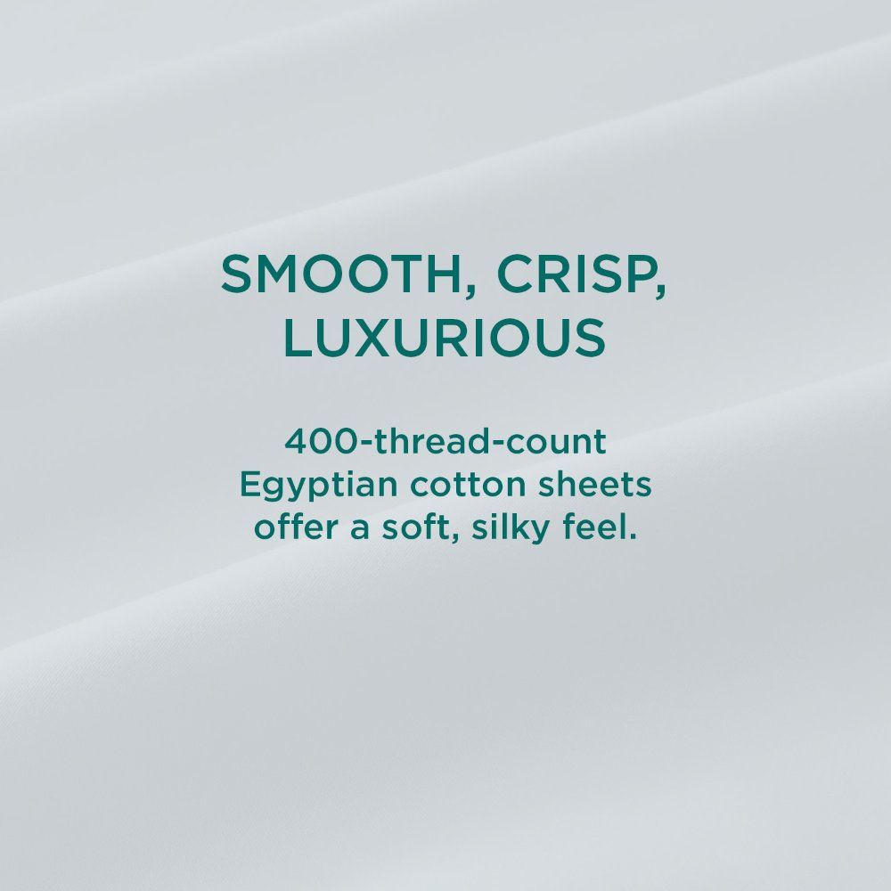 Tempur-Adapt - Tempur-Adapt Luxe Egyptian Cotton Sheets - White