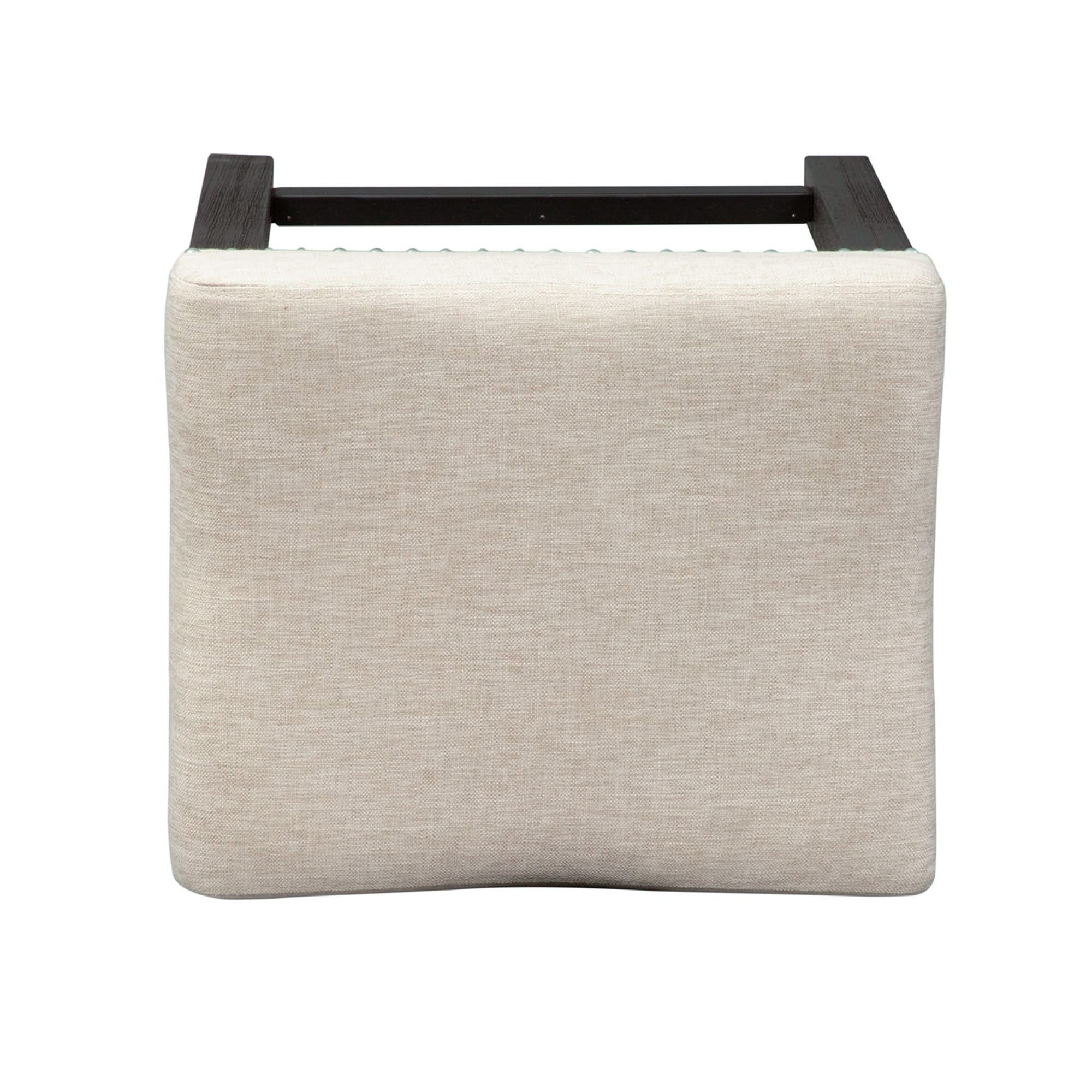 Heatherbrook - Upholstered Console Stool - Charcoal & Ash