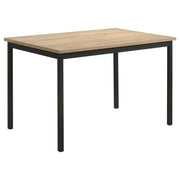 Garza Rectangular 48-inch Dining Table Greige Oak