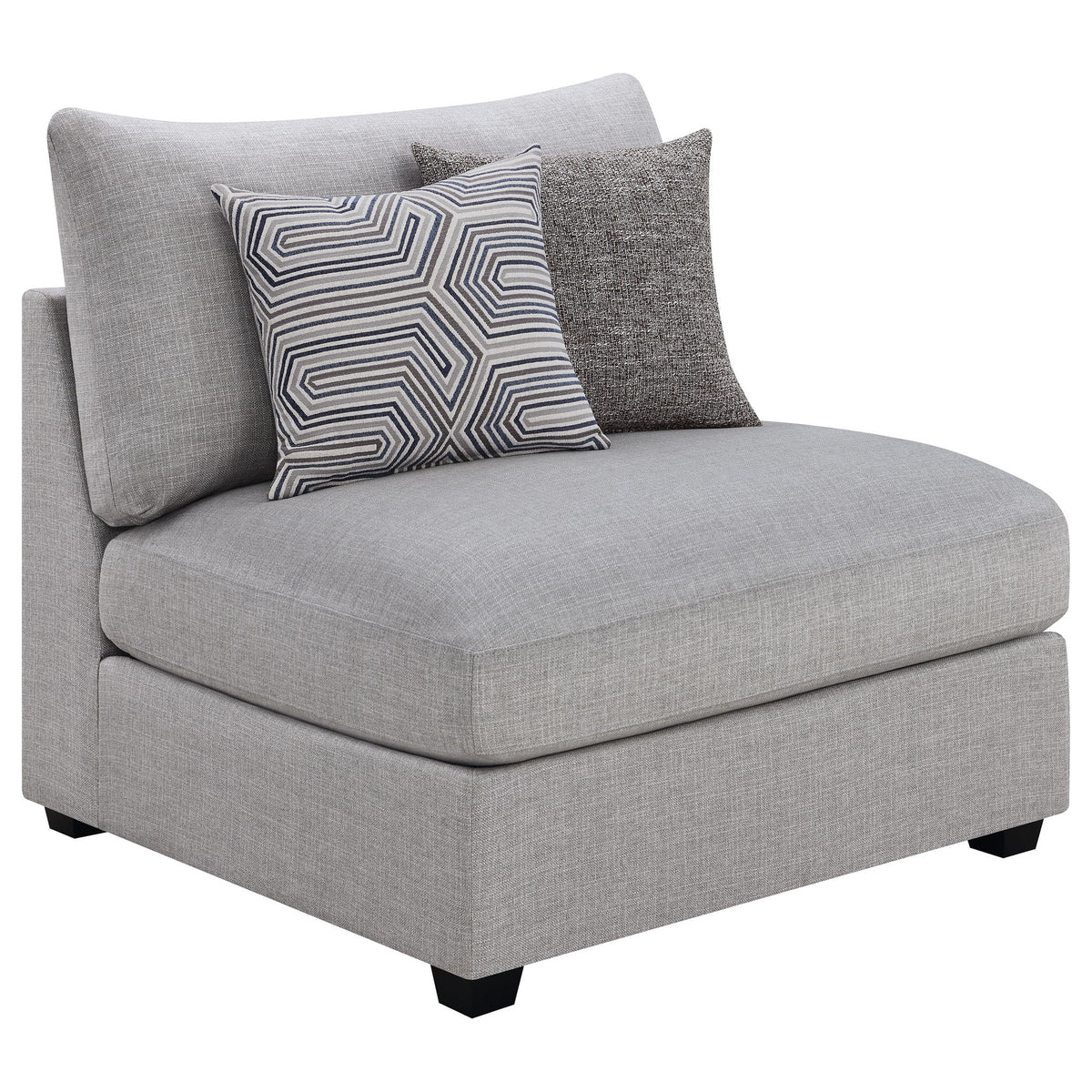 Cambria 6-piece Upholstered Modular Sectional Sofa Grey