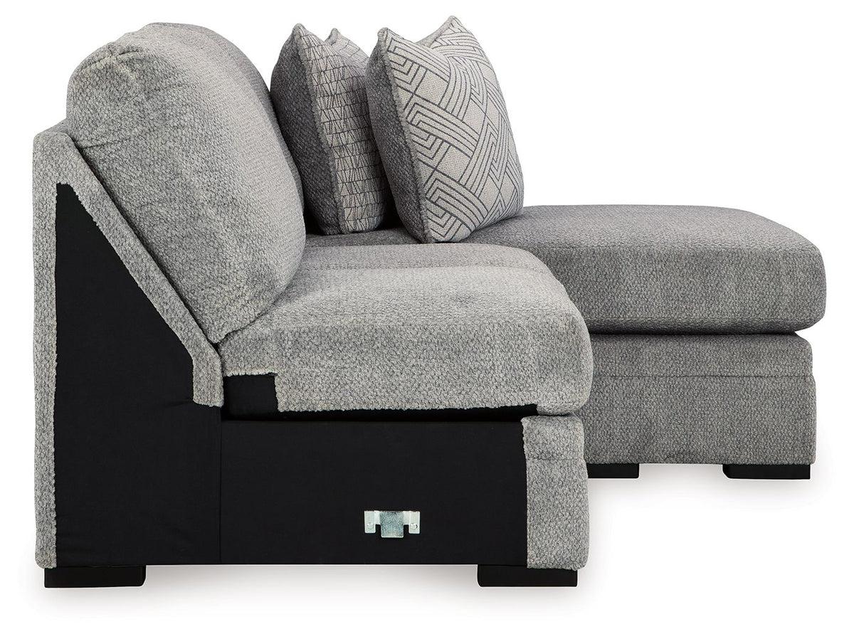 Casselbury - Raf Sofa Chaise - Cement