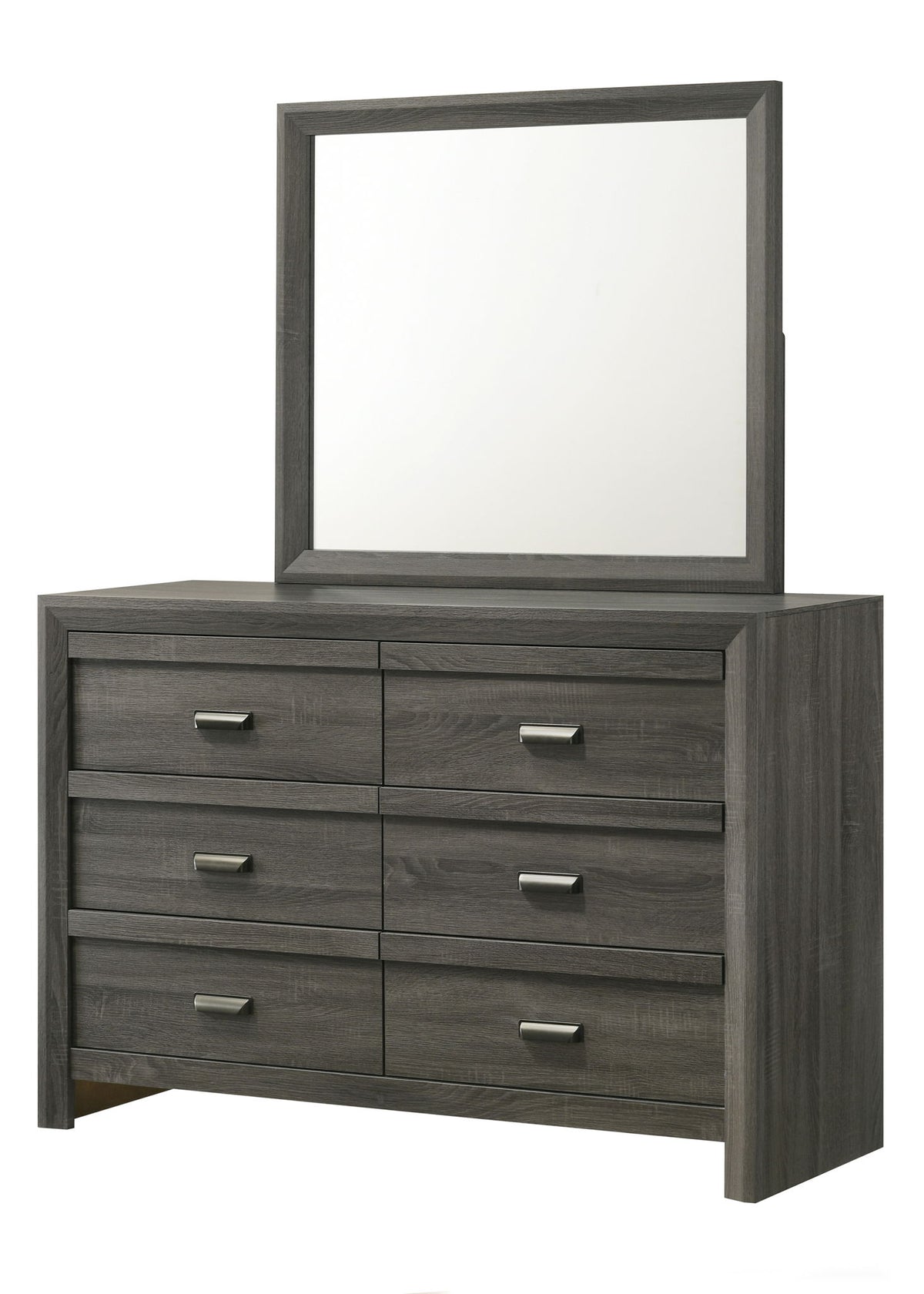 Valor - Twin 5 Piece Bedroom Set - Gray