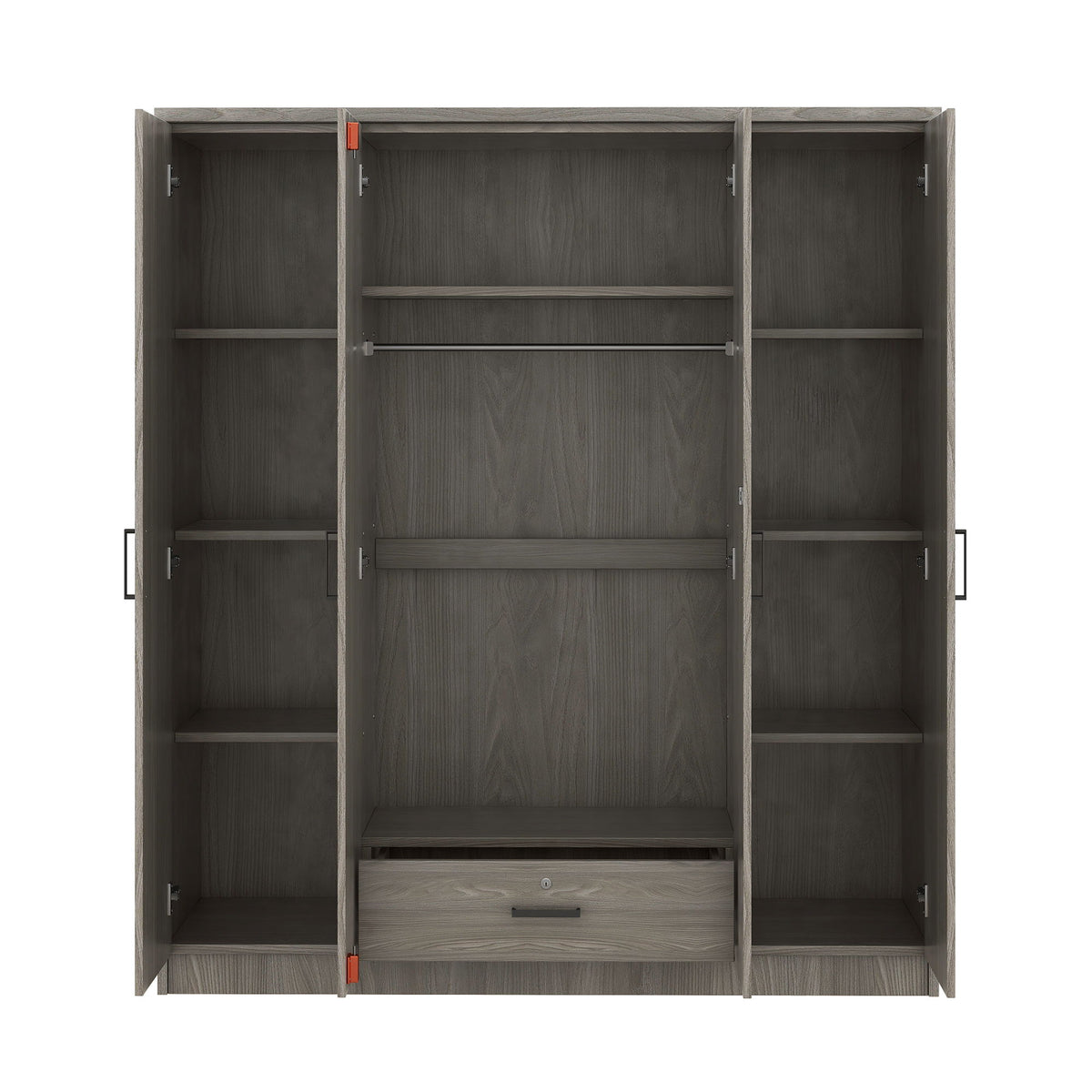 4 Door Wardrobe With 1 Drawer