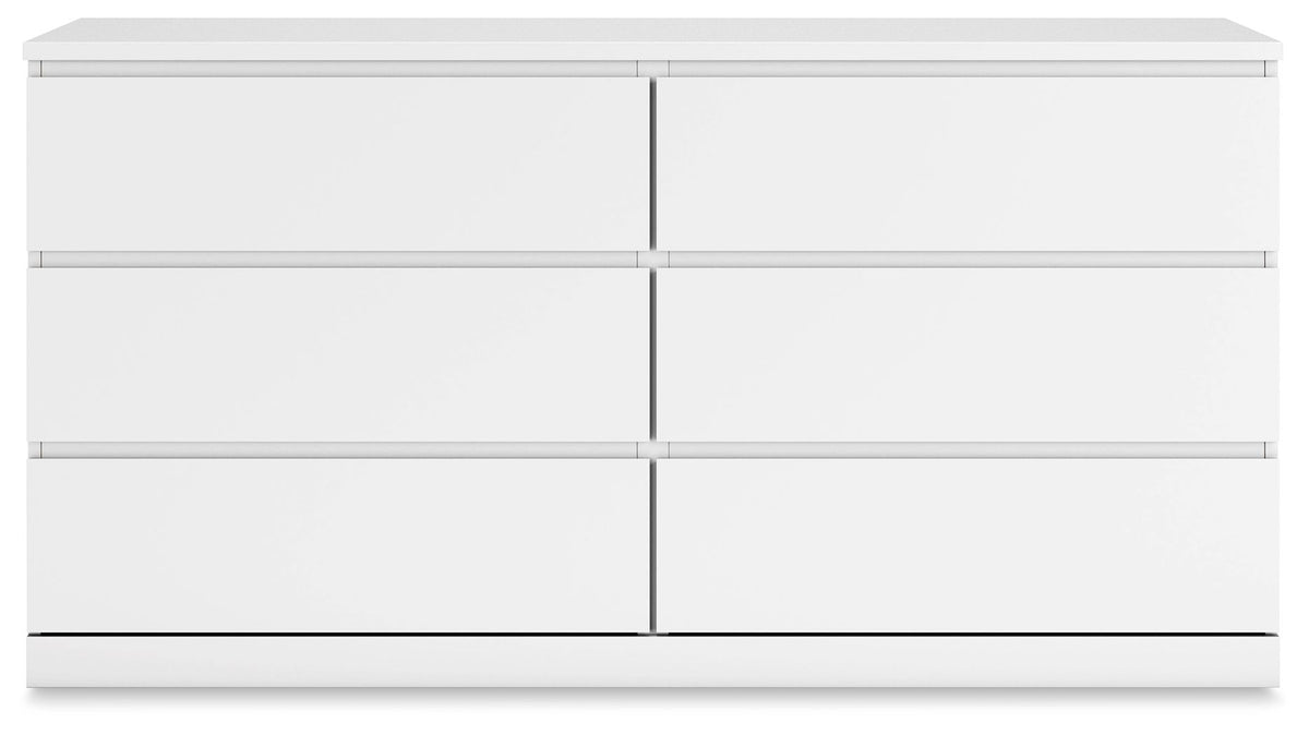 Onita - Six Drawer Dresser - White