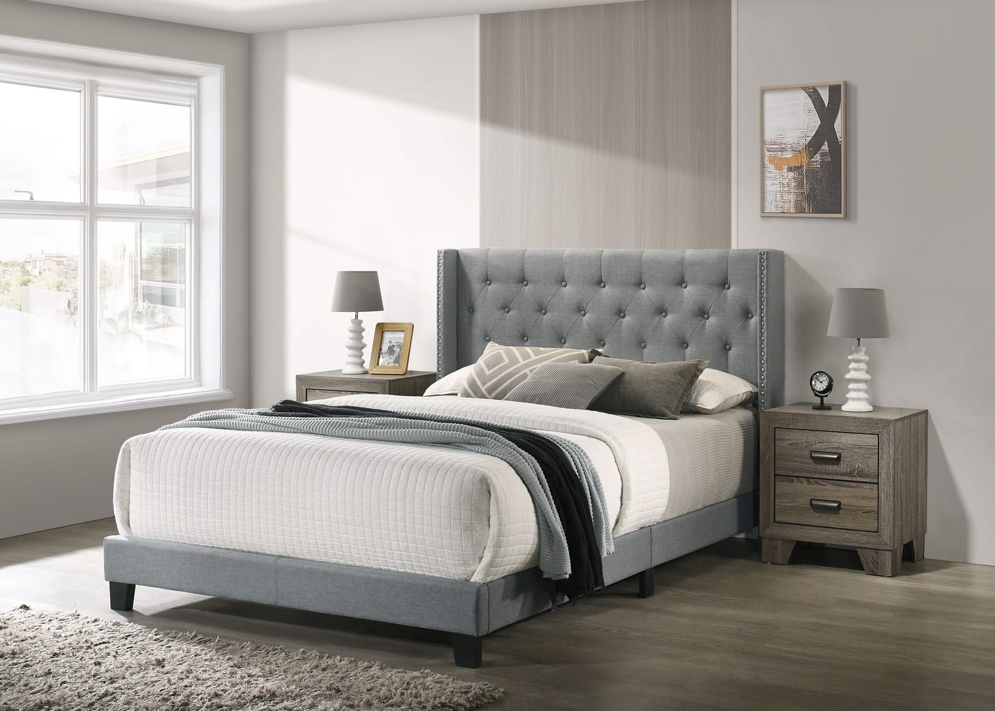Makayla - Full Bed - Gray