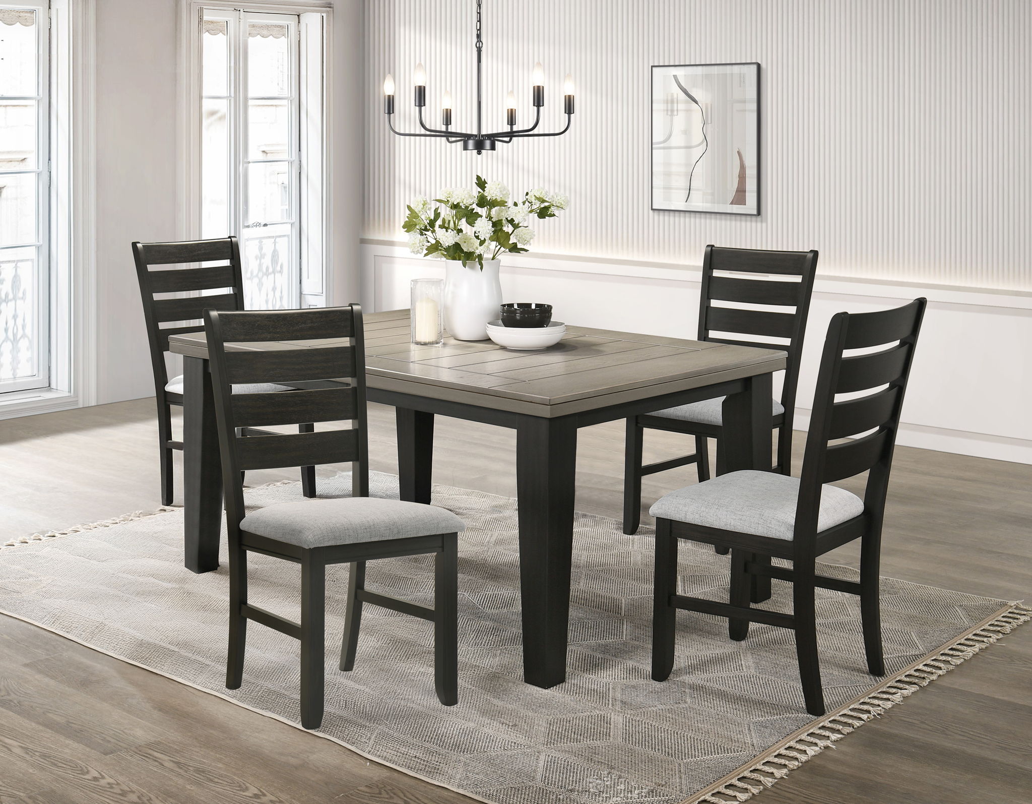 Bardstown - Side Chair (Set of 2) - Light Gray