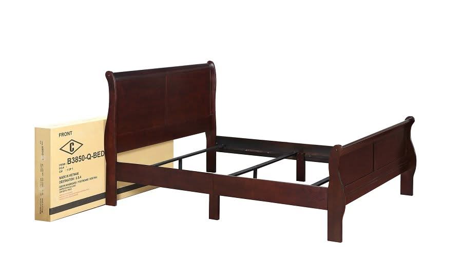 Louis Philip - Queen Bed - Cherry