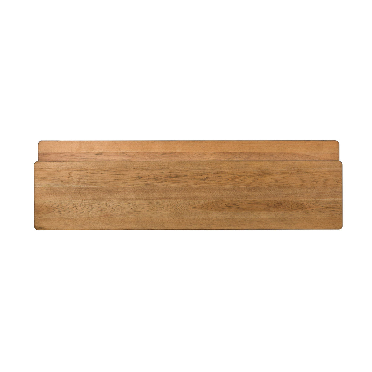 Farmhouse Reimagined - Console Bar Table - Antique White / Chestnut Tops
