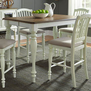 Cumberland Creek - Slat Back Counter Chair - White