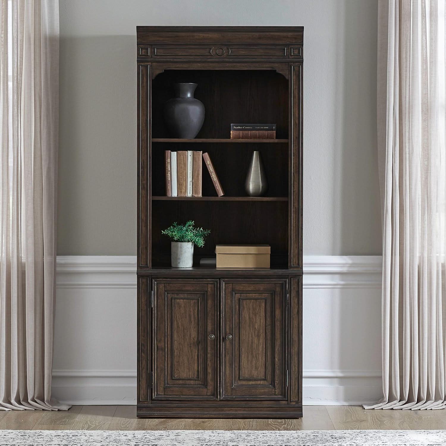 Providence Park - Bunching Bookcase - Chateau Brown
