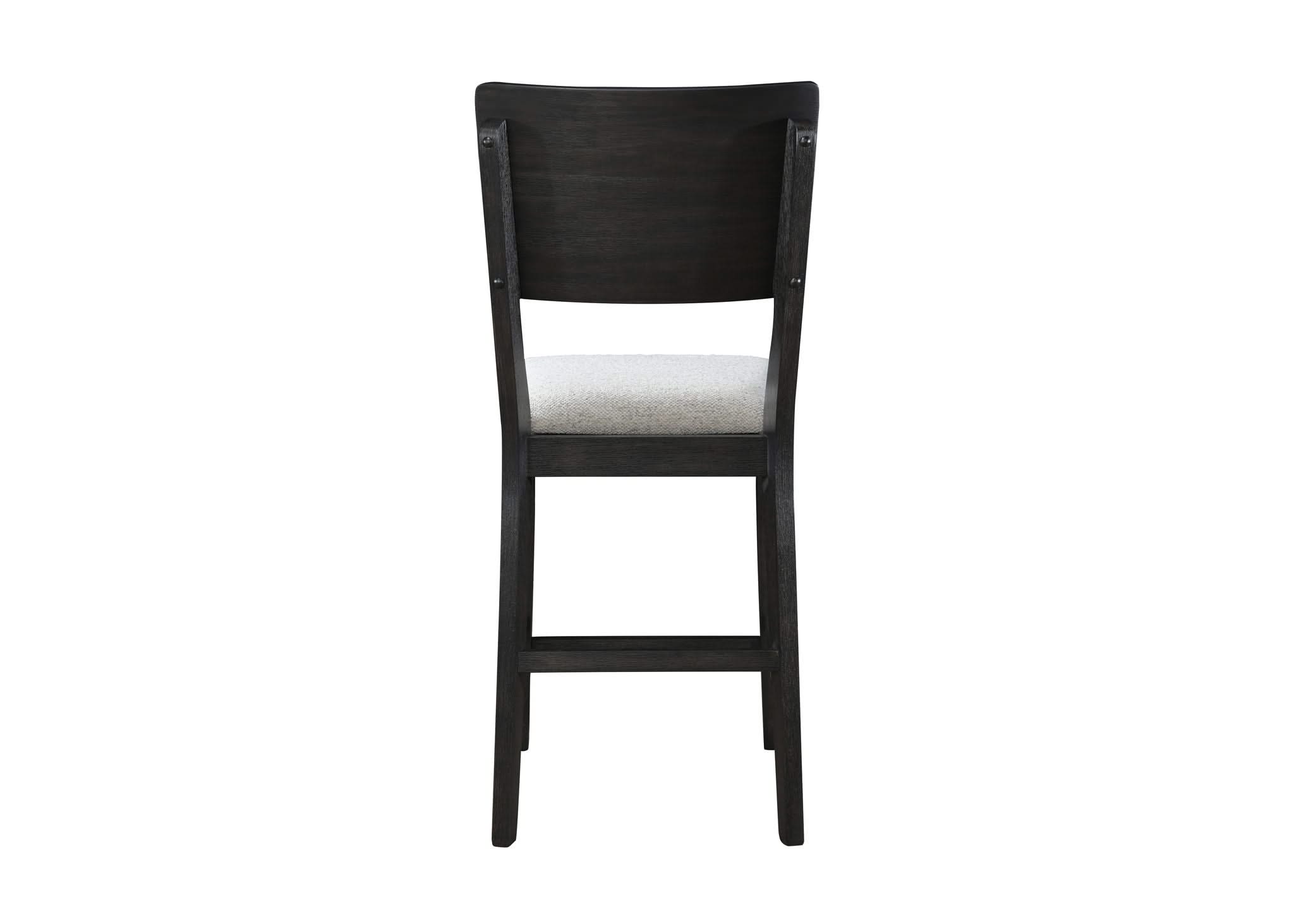 Cline - Counter Height Chair (Set of 2) - Charcoal / Gray