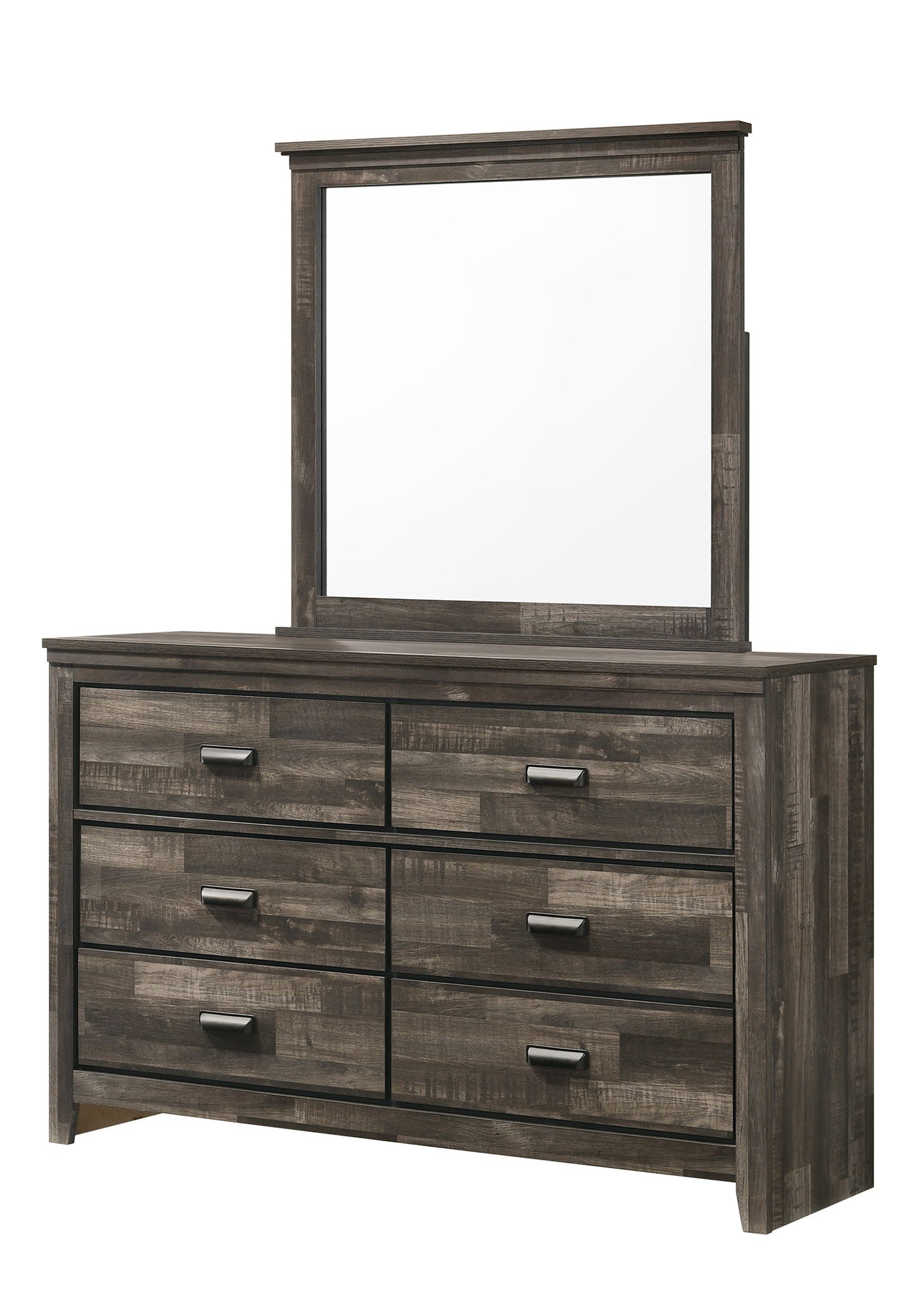 Carter - Full 5 Piece Bedroom Set - Brown